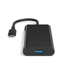 NXT Technologies - Concentrateur USB-C à quatre ports (NX56851)-Capable de transférer des données à 5 Go/s