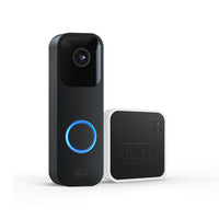 Amazon - Module de synchronisation de sonnette vidéo Blink 2 - Noir-Répondez à votre porte à tout moment, n'importe où depuis votre smartphone avec la vidéo HD 1080p jour et nuit infrarouge et l'audio bidirectionnel.