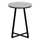 Monarch Specialties - 2176 Table D'Appoint - 22 po H/Gris/Metal Noir-Garantie : 1 an limite pour les pieces