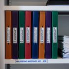 Brother - TZe263 Ruban laminé authentique pour étiqueteuses P-touch - 36 mm de largeur x 8 m de longueur - blanc avec texte bleu-L’endos fendu facile à peler permet l’application rapide de l’étiquette