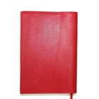 Ashlin ? Carnet Shakespeare moyen de 5 x 8 po, rouge (P9087-07-47)-Comprend un bloc de feuilles lignées ivoire élégant et rechargeable de 5,5 x 7,75 po