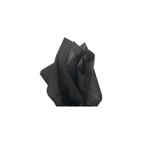Papier de soie, 20 x 30 (po), noir, 480 feuilles par rame-Rame de 480 feuilles de papier de soie