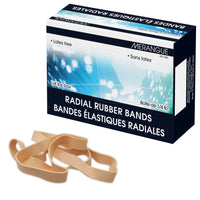 Merangue - Élastiques - Taille n° 107 - Boîte de 1/4 lb - Paquet de 10-Élastiques économiques, idéal pour regrouper des documents, des articles et des colis