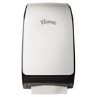 Kleenex - Distributrice pour essuie-mains pliés Premiere - 10,6 po x 18,79 po x 5,48 po - distributeur d’essuie-mains moderne - Blanche-Blanches