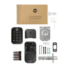 Yale - 450 Assure Lock 2 Touch avec Bluetooth - Sans clé - Suède noir-Réglez sur Verrouillage automatique et Yale verrouillera la porte derrière vous une fois que DoorSense détectera que la porte est fermée