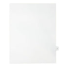 Mark Maker – Onglets séparateurs juridiques blancs, 1/15 onglets, format lettre, sans trous, lettre L, 25/paquet-Onglets séparateurs blancs, 1/15 onglets
