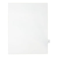 Mark Maker – Onglets séparateurs juridiques blancs, 1/15 onglets, format lettre, sans trous, lettre L, 25/paquet-Onglets séparateurs blancs, 1/15 onglets