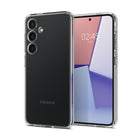 Spigen - Crystal Flex for Galaxy S24 - Crystal Clear-Certifié Mil-Grade avec la technologie Air Cushion pour une protection accrue