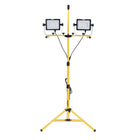 Energizer - Lampe de travail à DEL double trépied de 20,000 lumens de qualité professionnelle - Jaune/noir-20,000 lumens fournissent un éclairage super lumineux pour toute application