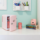 Koolatron - Retro Portable 6 Canettes Thermoélectrique Mini Réfrigérateur Refroidisseur - 4 L / 4,2 qts - Rose-8