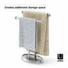 Umbra PALM - Porte essuie-mains nickel-4