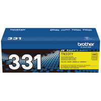 Brother - Cartouche de toner jaune TN331 rendement standard-Toner jaune pour des documents vifs et colorés