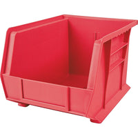 Kleton - Bac Empilable & À Suspendre, 8-1/4po La, 7po H X 10-3/4po P, Rouge, paquet de 12-Capacité 50 lb
