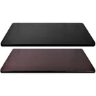 Anthrodesk - Bureau avec 48 po x 24 po Reversible Tablet noir / acajou (Argent)-La hauteur du bureau debout peut être ajustee de 28 poà 47,6 po (72 cm - 121 cm)