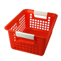 Romanoff - Panier à livres -  rouge -  paquet de 3 (ROM74902)-Idéal pour les besoins de stockage de la salle de classe et de la bibliothèque