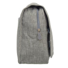 Nicci - Trousse de Toilette Deluxe - Gris-Fermeture à rabat avant avec velcro