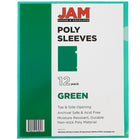 JAM PaperMD – Pochette de plastique, 9 x 11 po, vert, 120/paquet-Poids : 12 lb