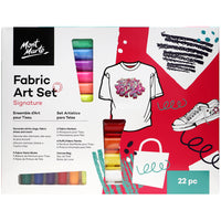 Ensemble d'art pour le tissu Signature Mont Marte - Paquet de 22-1
