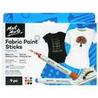 Mont Marte Bâtons de peinture pour tissu - Paquet de 9-1