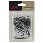 JAM Paper – Trombones géants multicolores, blanc et noir, 60/paquet (352333545)-Couleur : Noir et blanc, assorti
