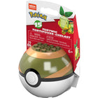 Mega - Construx Ensemble de construction Pokémon et Poke Ball - Assortis-Poké Ball avec dessus à dents pour l'affichage de la figurine