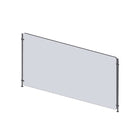 Mark Maker Rod Sneeze Guard - Acrylique transparent 1/4" - panneau de 42" Lx23,5"H- ensemble de tiges de 24"H - pas de passage-Distanciation sociale optimale entre deux groupes de personnes