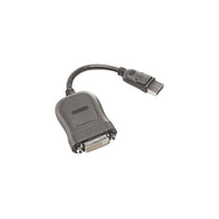 Câble adaptateur pour moniteur Lenovo DisplayPort vers Single-Link DVI-D-Prise DisplayPort et connecteurs femelles DVI-D à résolution maximale 1920 x 1200 WUXGA