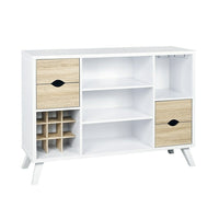 Brassex – Buffet/serveur 151285, 35 x 15,5 x 47, blanc-Blanc