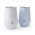 Sully - Gobelets à vin - 355 ml - paquet de 2-Acier inoxydable