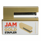 JAM PAPER - Agrafeuse de bureau moderne, Or-Disponibles en plusieurs belles couleurs, ces agrafeuses sont parfaites pour ajouter une touche de couleur à n'importe quel bureau à la maison ou au travail.