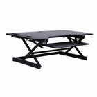 Rocelco - Support de bureau haut de gamme DADR-46 à hauteur réglable, 46 po, avec 4 AC et 2 USB - noir-Rehausseur de bureau assis-debout à hauteur réglable avec plage verticale étendue