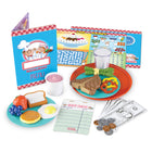 Learning Resources - Servez-le ! Restaurant de jeu-Comprend des versions culinaires de jeu des favoris du petit déjeuner et du dîner, y compris une crêpe, un œuf au plat et un steak en t-bone