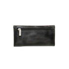 Ashlin – Portefeuille à deux volets et porte-chéquier pour dames, cuir véritable, noir-7,68 x 3,94 x 1,57 (po)