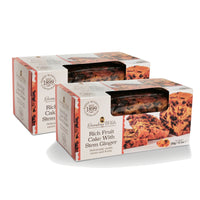 Grandma Wild - Gâteau aux fruits riche avec tige de gingembre, 350 g (paquet de 2)-Offrez-vous l'expérience ultime du gâteau aux fruits : moelleux, dense et débordant de fruits. L'ajout de tige de gingembre ajoute une touche unique et délicieuse, insufflant au gâteau une note de saveur chaleureuse et épicée. Comblez vos envies avec chaque bouchée délicieuse !