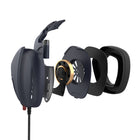 Havit USB 7.1 Surround Sound, Passive Noise Reduction,with RGB Colour & Microphone - Navy Blue-Réduction passive du bruit