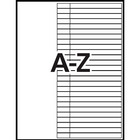 Avery − Intercalaires Ready Index A-Z avec table des matières pour imprimantes laser et jet d’encre – 26 onglets – multicolores-Le système coordonné d’une table des matières et d’intercalaires préimprimés assortis facilite la consultation