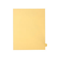Mark Maker – Onglets séparateurs juridiques beiges, 1/26 onglets, format lettre, sans trous, lettre Y, 25/paquet-Onglets séparateurs beiges, 1/26 onglets