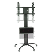 TygerClaw – Support mobile pour téléviseur de 30 à 60 po, 39,4 x 22,7 x 70,9 po, argenté-Chariot mobile pour écran ACL avec une rotation de 360 degrés