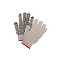 Zenith Safety - Gants À Pois, Poly/Coton, Un Côté, Calibre 7, T-Grand, paquet de 120-Revêtement Un côté