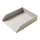 Martha Stewart - Boîte de réception en lin - Gris-Le plateau en lin est disponible en gris