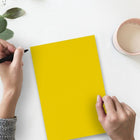 JAM Paper Papier cartonné mat, 8,5 x 11 po, 130 lb, jaune, 25/paquet (295931633)-Quantité : 25 feuilles par paquet