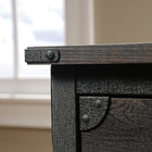 Sauder - Steel River 2-tiroir Caisson classeur - Finition Carbon Oak (423974)-Assemblage rapide et facile