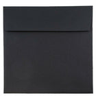 JAM Paper Enveloppes carrées, toilé noir, 9 x 9 po, 250/paquet-Enveloppes carrées en papier toilé noir