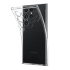 Spigen - Crystal Flex pour Galaxy S24 Ultra - Cristal Clair-La protection fine et transparente reste pratique pour les poches et l'adhérence