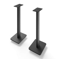 Kanto – Supports sur pied élevés pour haut-parleurs étagères, 26 po, noir SP26PL-La plaque supérieure pivotante avec trou de fixation et vis de 1/4 po -20 vous permet de fixer les haut-parleurs compatibles de façon sécuritaire