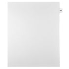 Markmaker - Intercalaires imprimes Legal, Blanc, 1/15th coupe, format lettre, sans trous, 25 tabs/PQT, 5 PQT/Boite, Numero 107-Intercalaires imprimes Legal