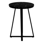 Monarch Specialties - 2179 Table D'Appoint - 22 po H/Marbre Noir/Metal Noir-8