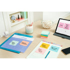 Post-it - Feuillets, collection Bistro sur la plage, 3 po x 3 po, 100 feuillets/bloc, paquet de 12-Repositionnables