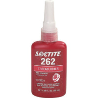 Loctite - Composé De Blocage 262, Rouge, Élevé, 50 Ml, Bouteille, paquet de 2-Couleur Rouge