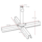 CorLiving™ – Support pour parasol gris PPU-900-U-Utilisez avec n'importe quel Parasol PPU de CorLiving pour un soutien supplémentaire